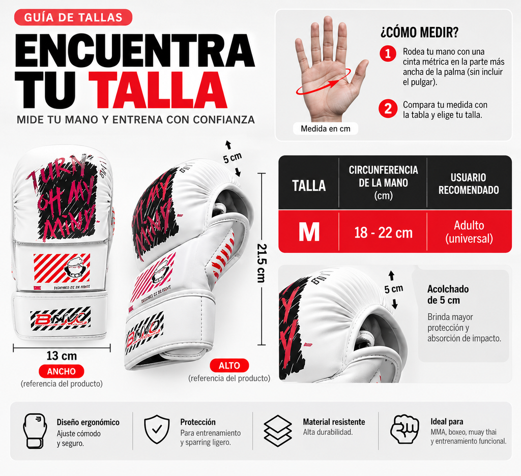 Guantes MMA BNX