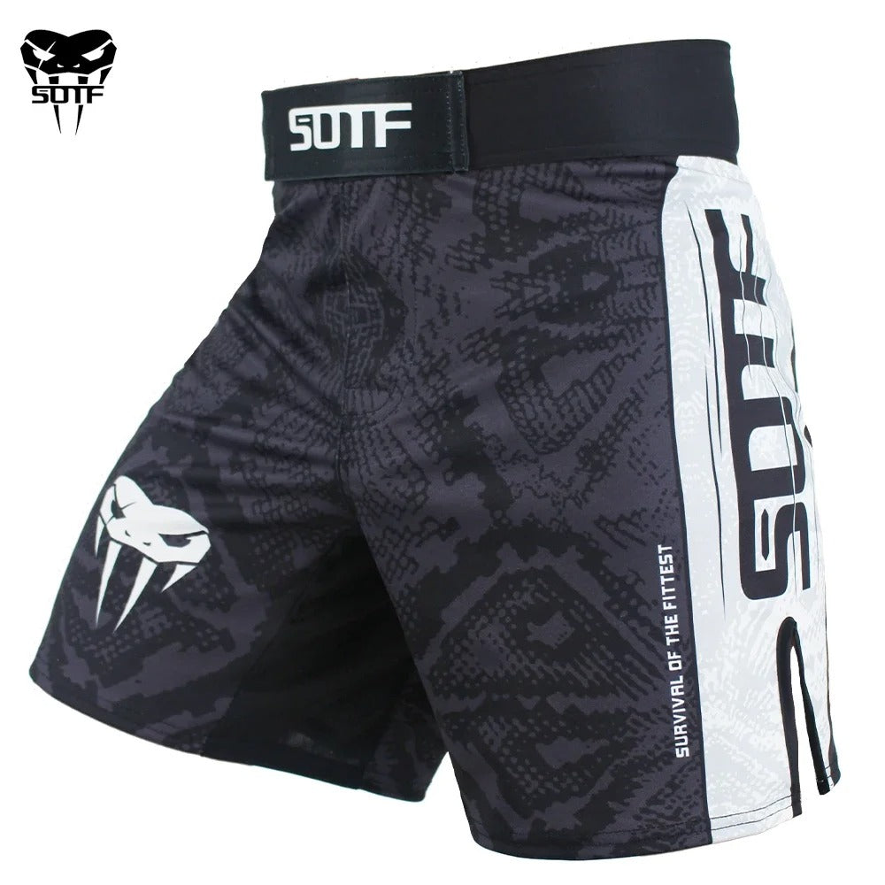 SOTF MMA Short - Black Snake