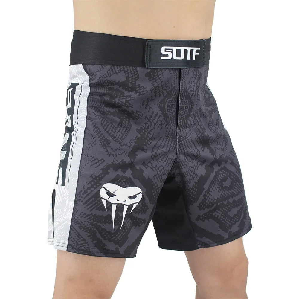 SOTF MMA Short - Black Snake
